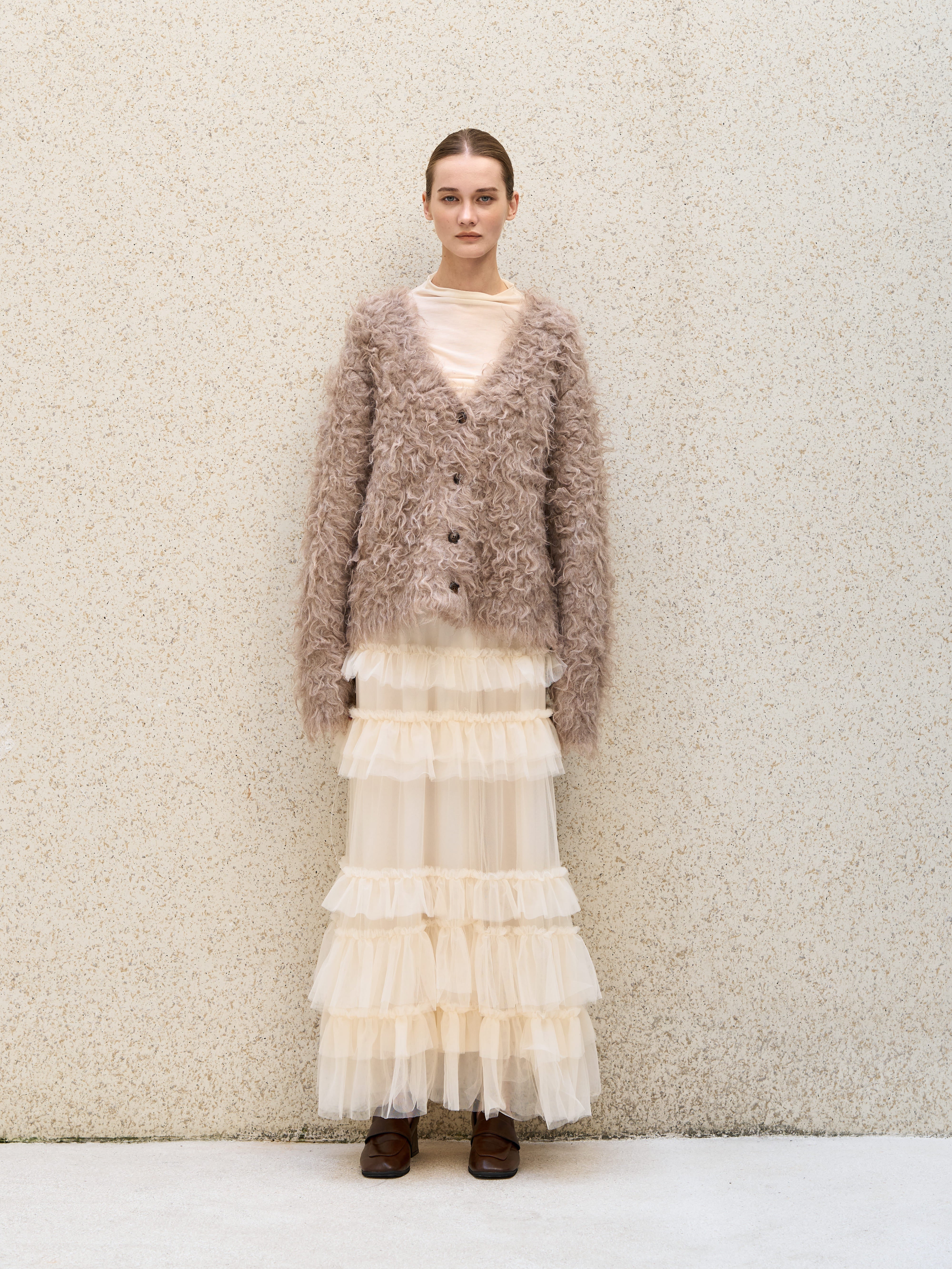 Layered Volume Tulle Skirt