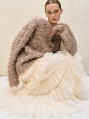 Layered Volume Tulle Skirt