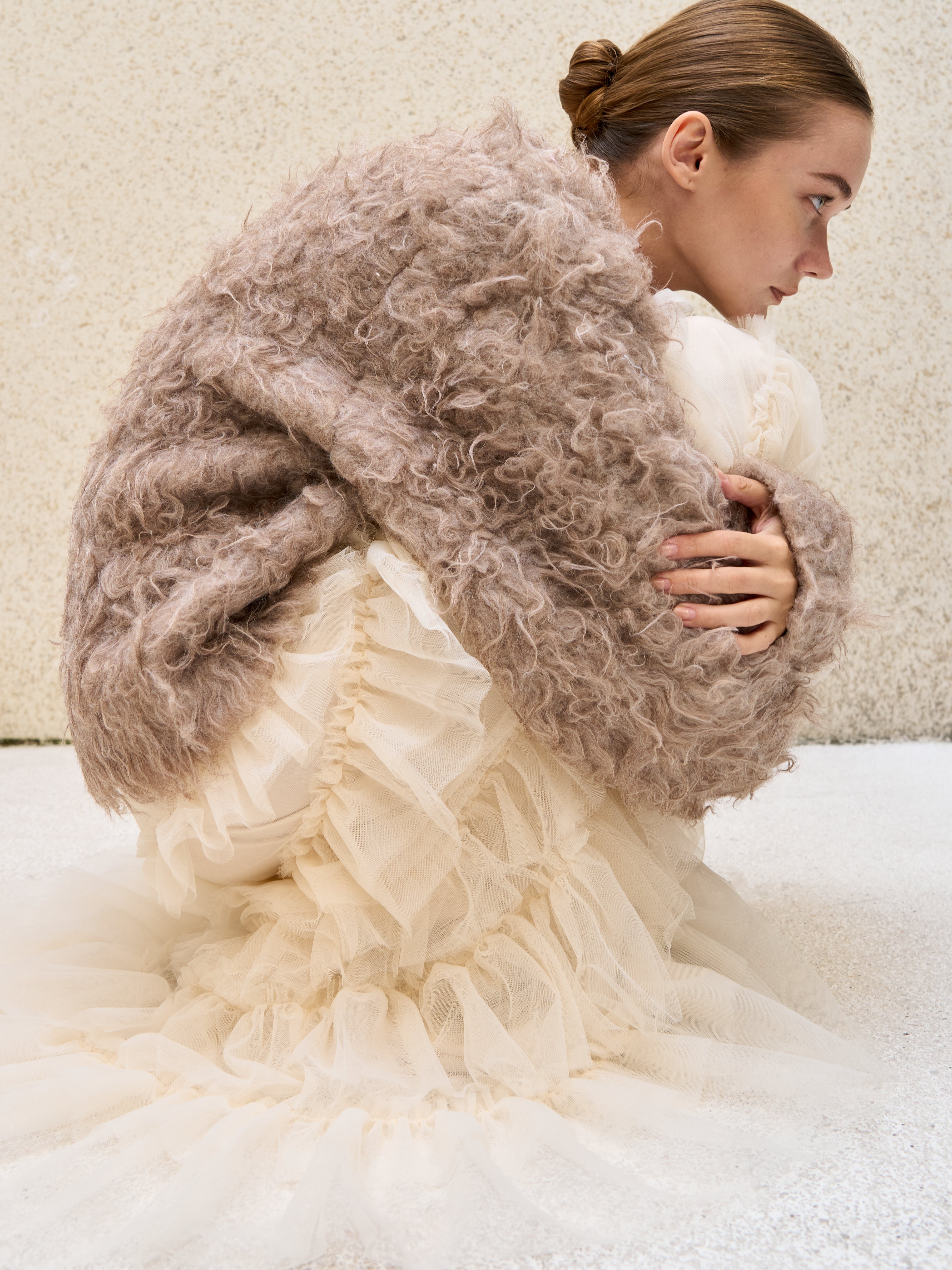 shaggy Wool Cardigan