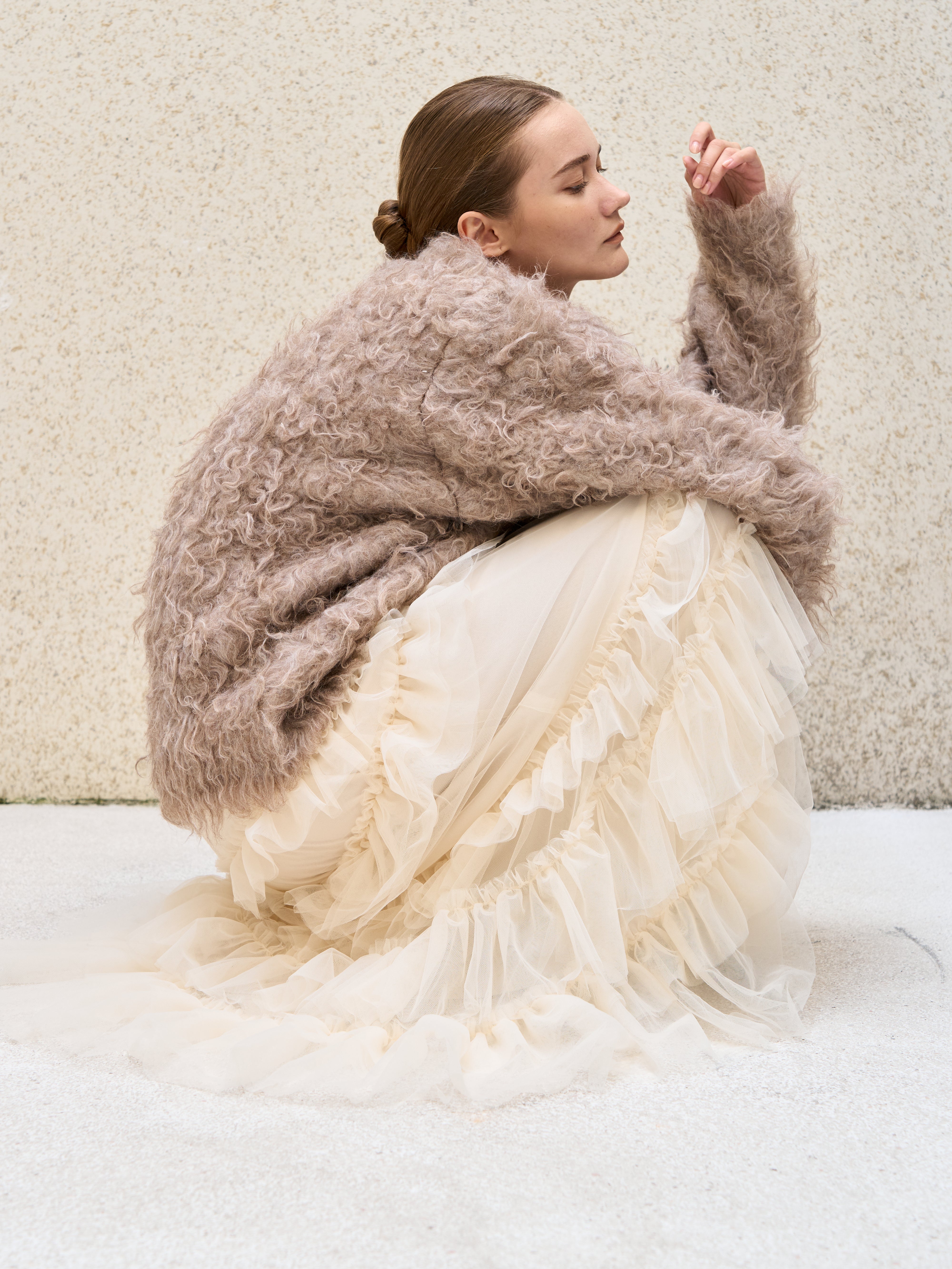 Layered Volume Tulle Skirt