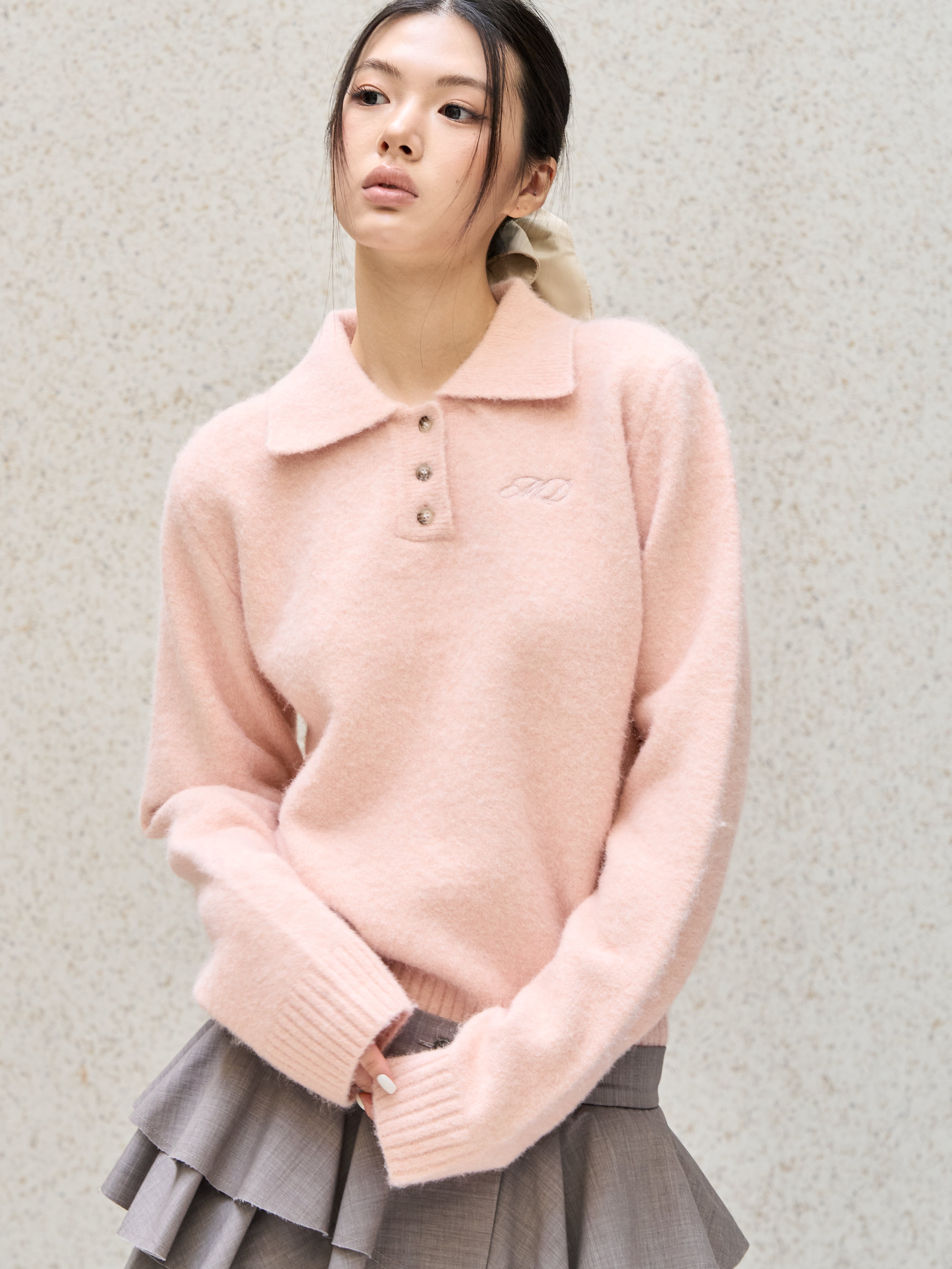 Collared Polo Knit – MUTED