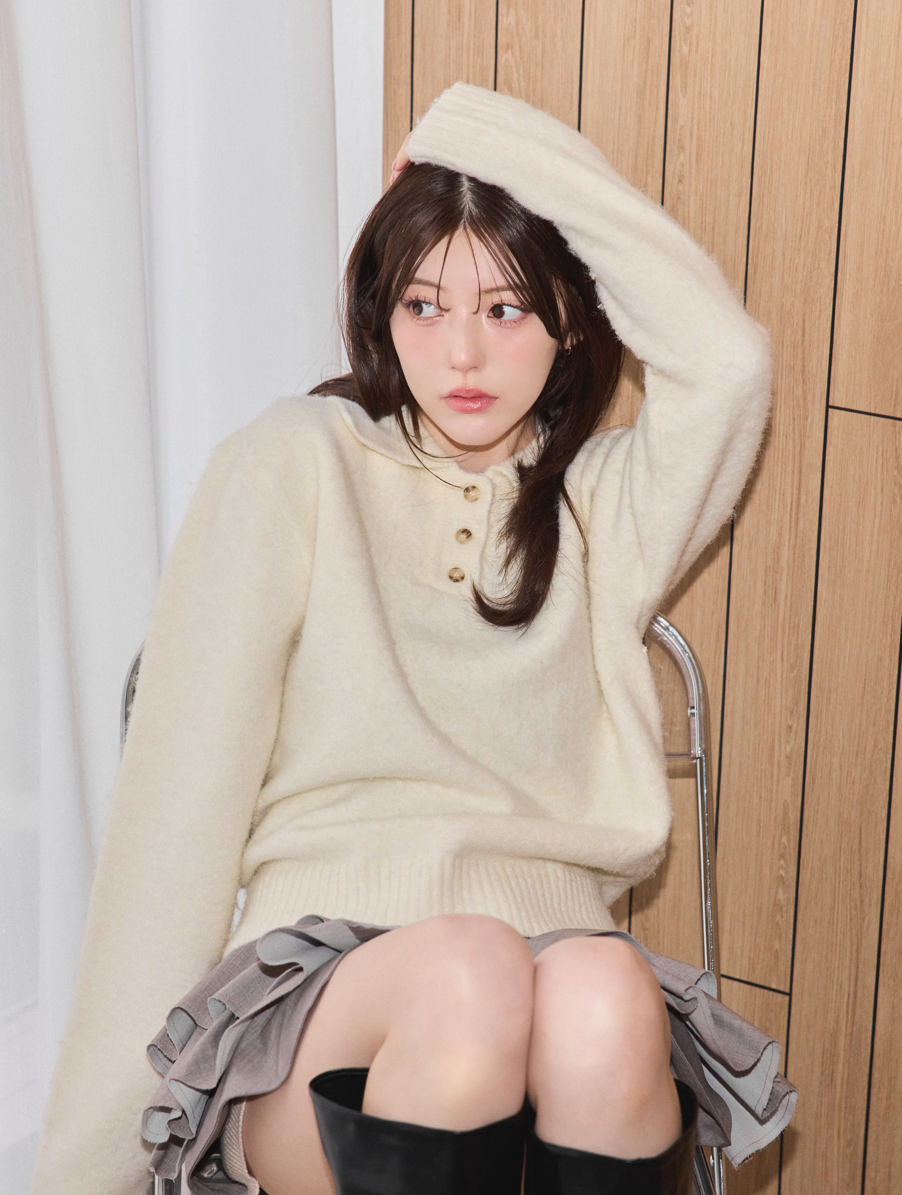 Collared Polo Knit – MUTED