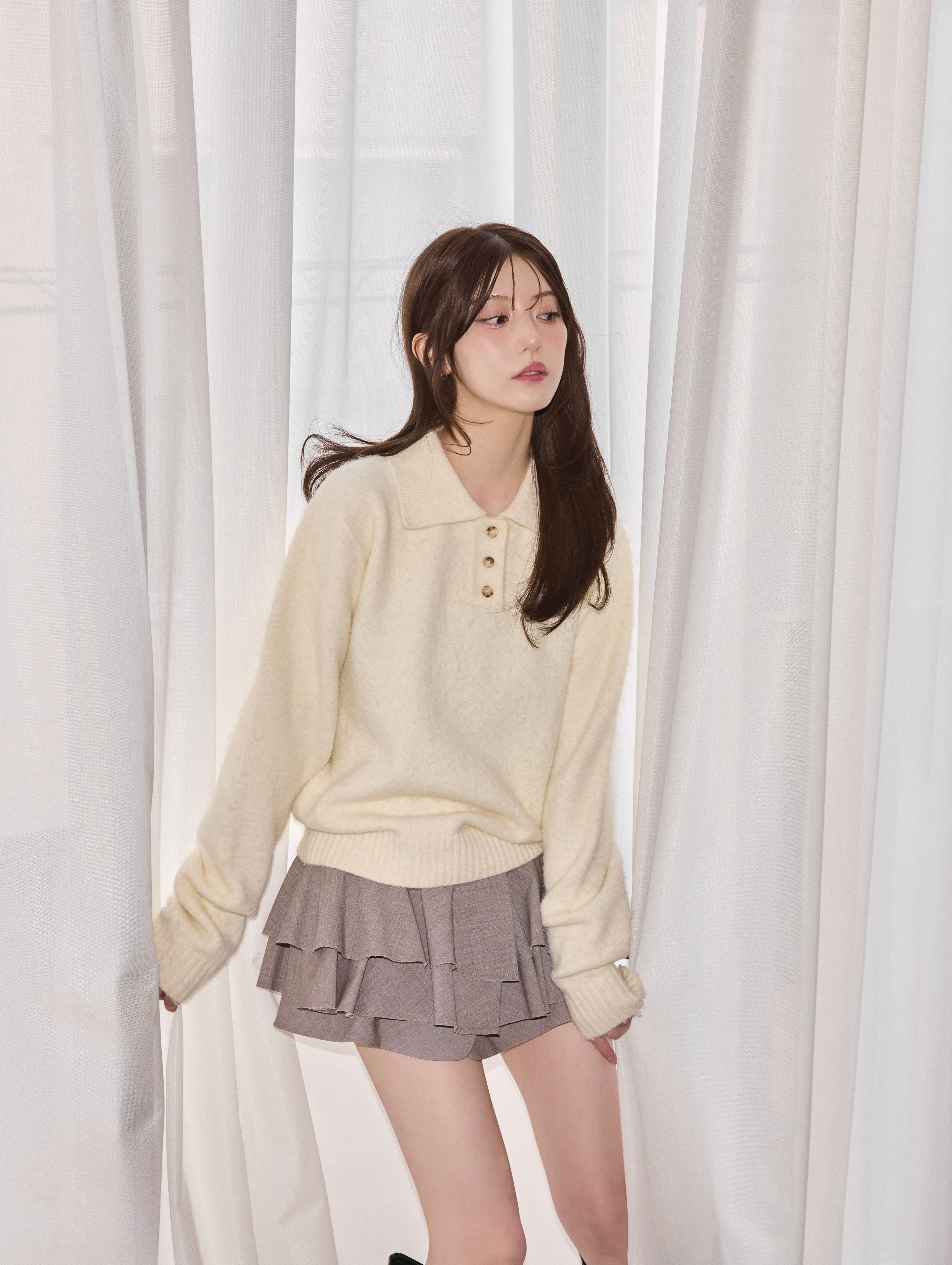 Collared Polo Knit – MUTED