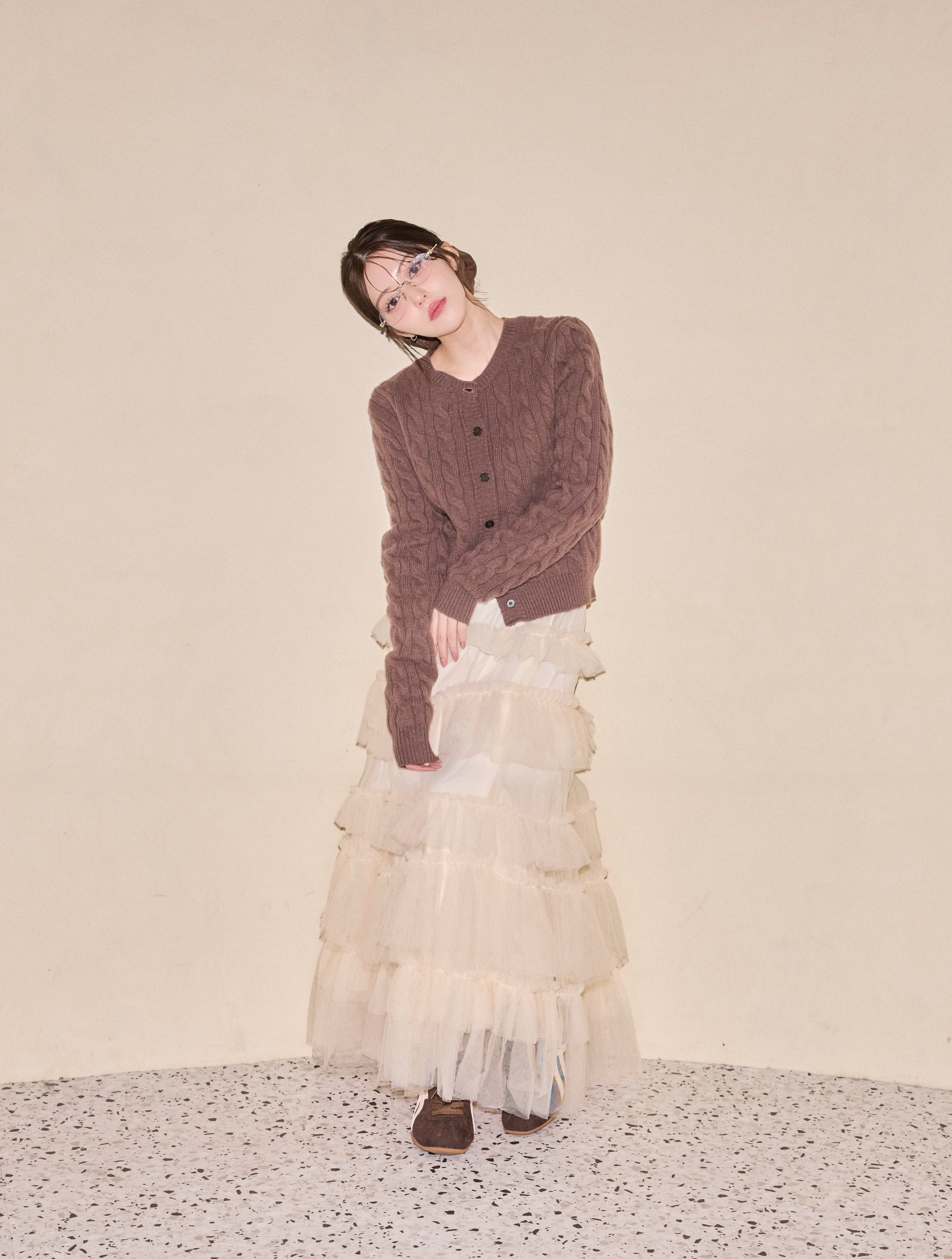 Layered Volume Tulle Skirt