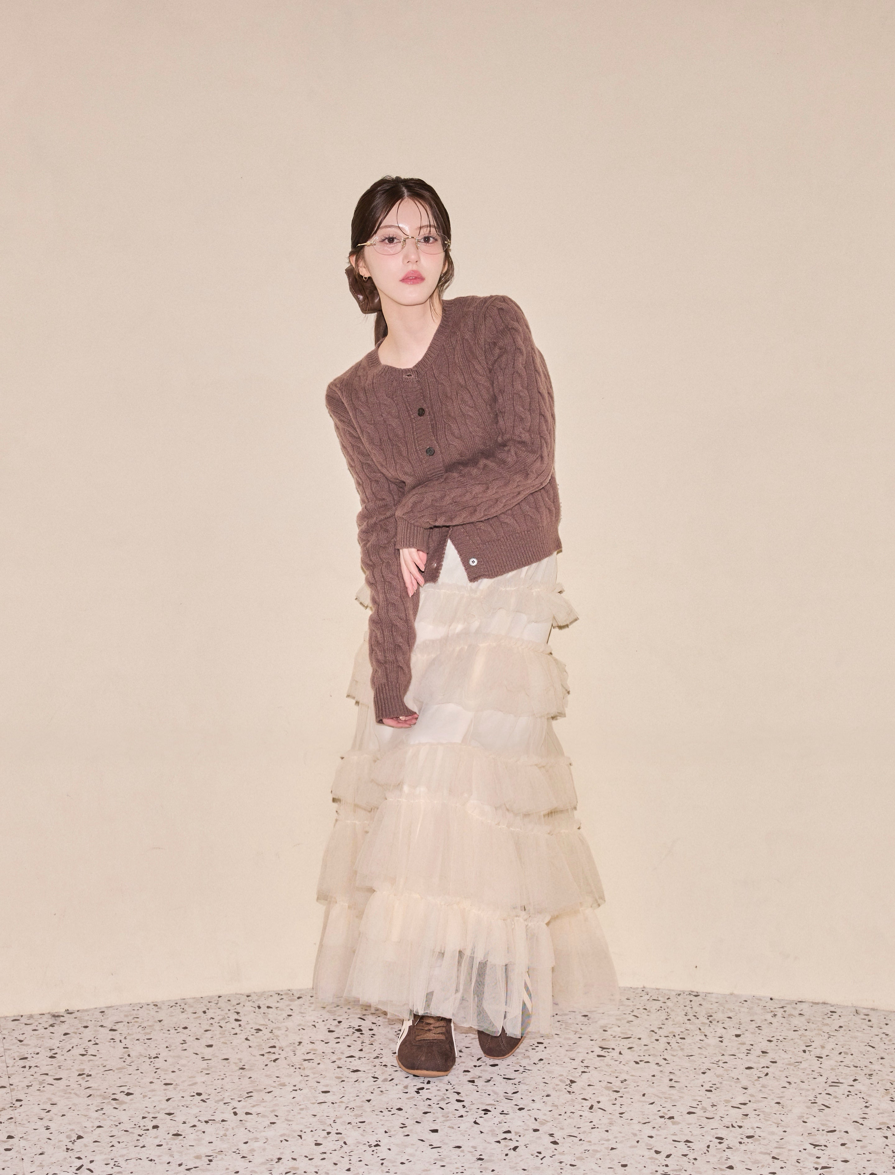 Layered Volume Tulle Skirt