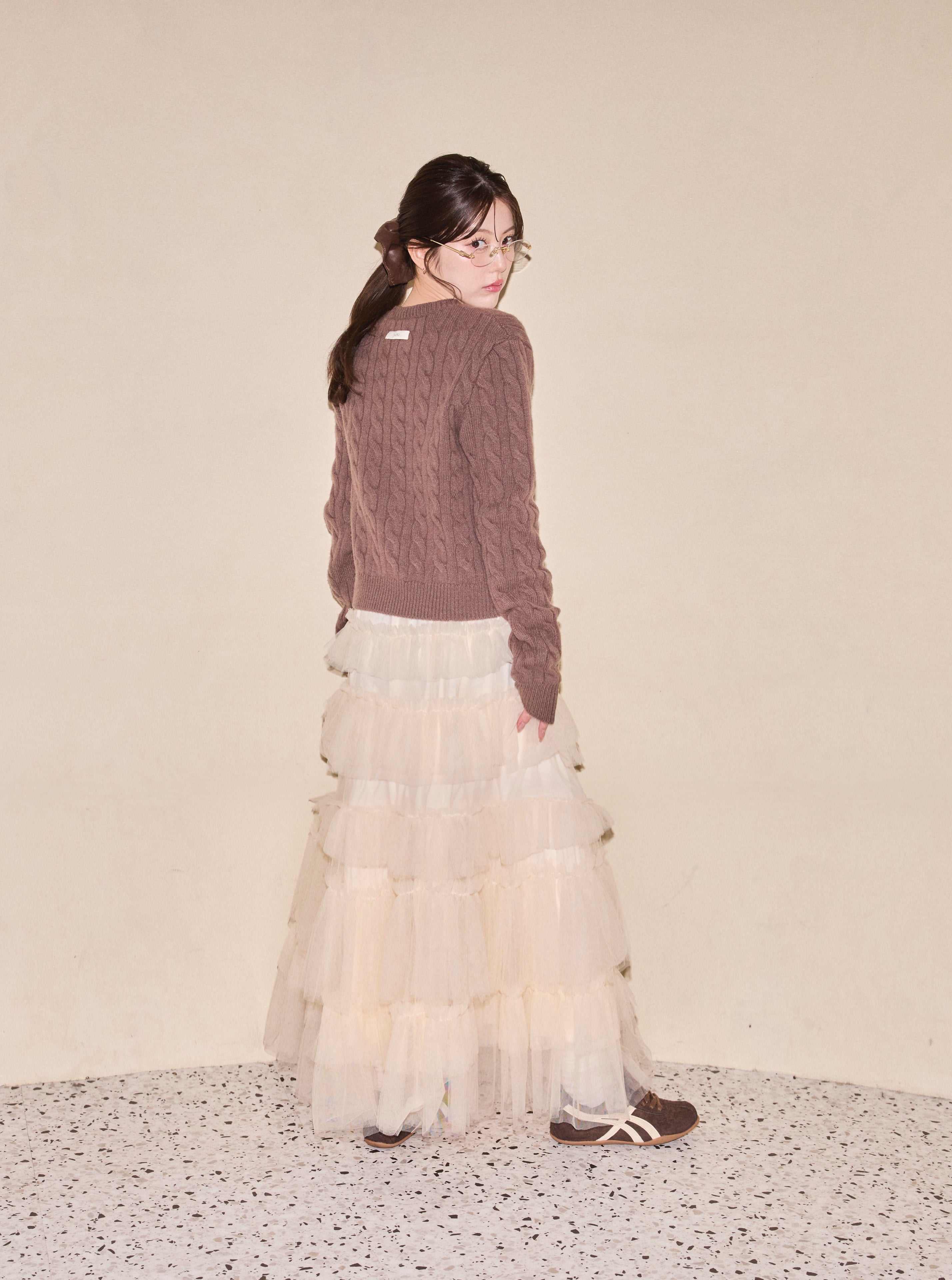 Layered Volume Tulle Skirt