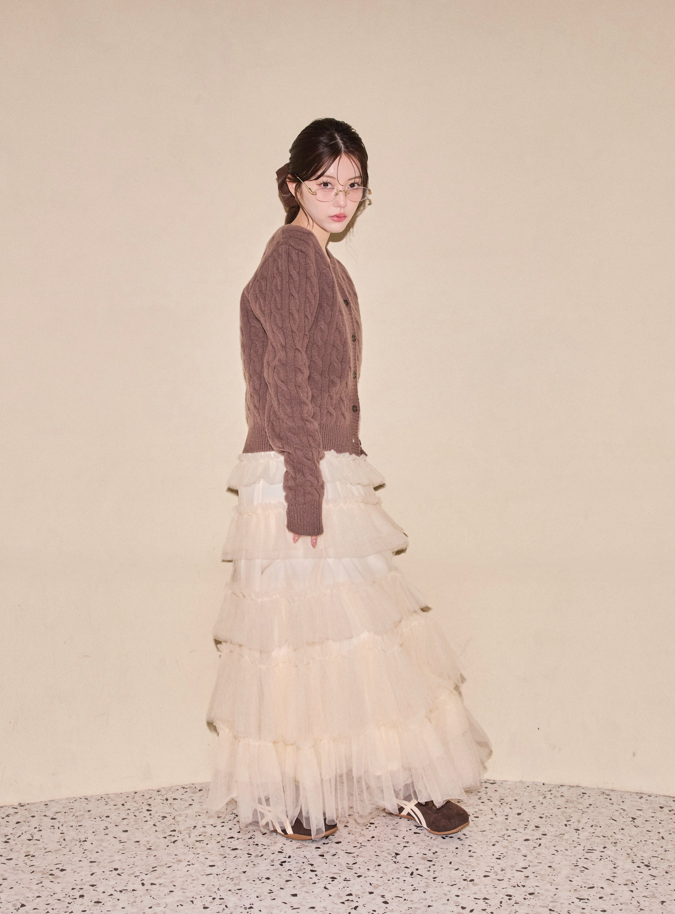 Layered Volume Tulle Skirt