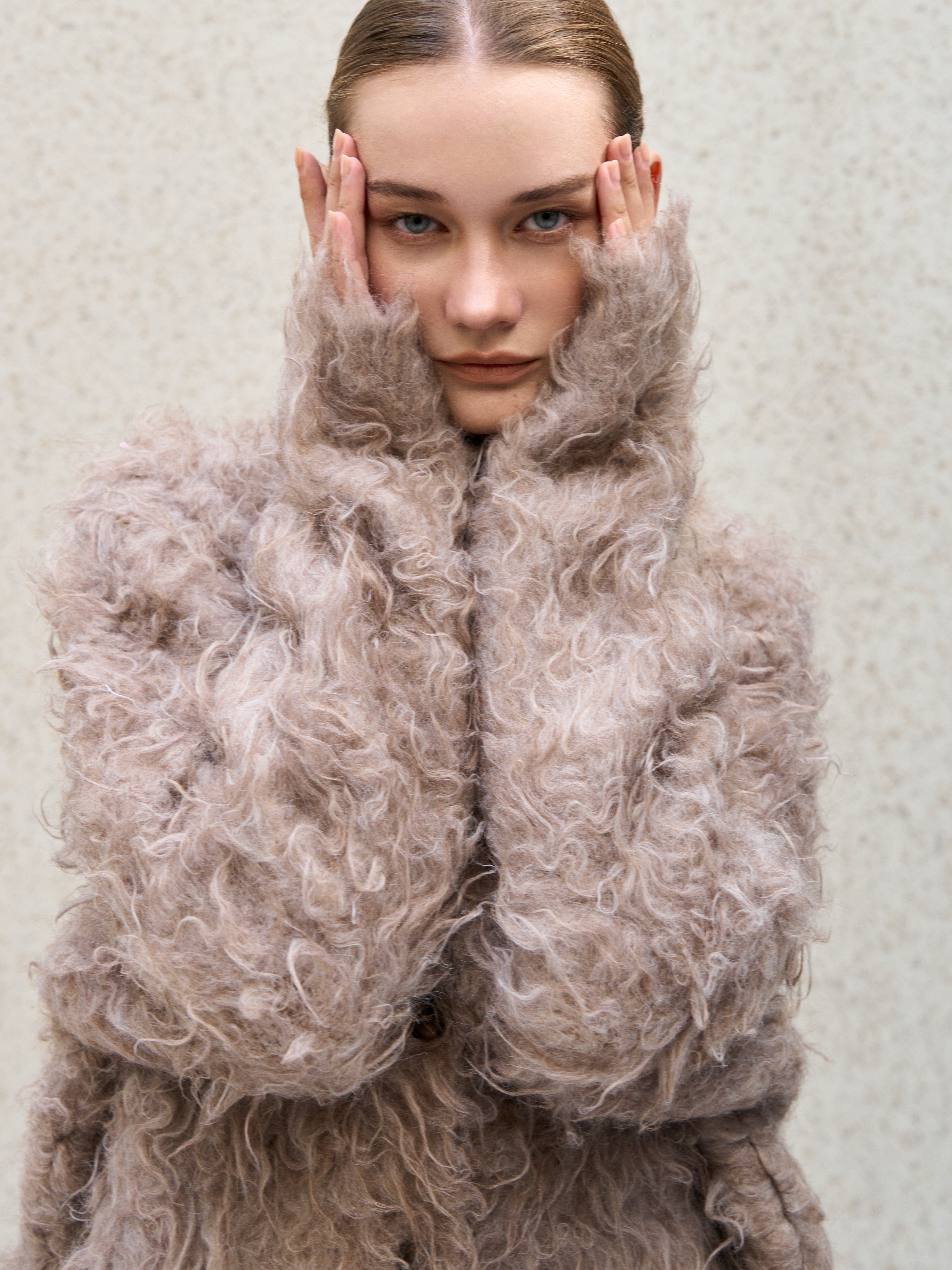 shaggy Wool Cardigan